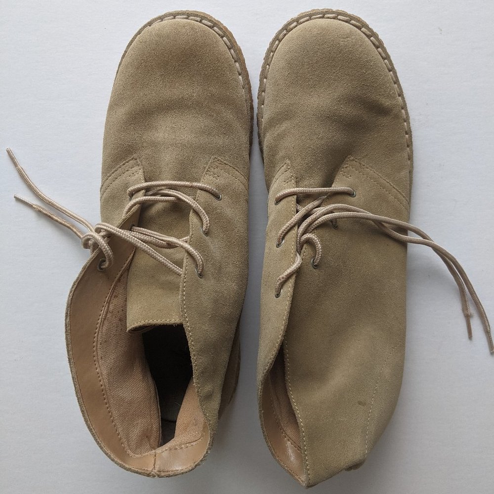 Women's White Mountain Tan Suede Boot Size 9M